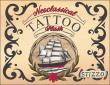 Neoclassical Tattoo Flash wer. angielska. Autor: Stefano Boetti. Dadada.pl Okładka książki Neoclassical Tattoo Flash wer. angielska
