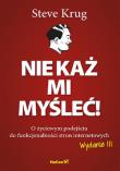 Nie każ mi myśleć!. Autor: Krug Steve. Dadada.pl Okładka książki Nie każ mi myśleć!