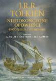Niedokończone opowieści Śródziemia i Númenoru (Wersja ilustrowana). Autor: Christopher Tolkien. Dadada.pl Okładka książki Niedokończone opowieści Śródziemia i Númenoru (Wersja ilustrowana)