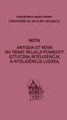 Nota Antiqua et vova na temat relacji pomiędzy... Autor: Dykasteria Nauki I Wiary. Dadada.pl Okładka książki Nota Antiqua et vova na temat relacji pomiędzy..