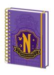 Opakowanie Notatnik A5 Wednesday Nevermore Shield