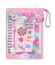 Opakowanie Notatnik na spirali z charmsami w saszetce  Zwierzątka