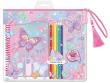 Opakowanie Notatnik na spirali z kredkami Motylki