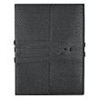Opakowanie Notatnik wiązany ze sztucznej skóry czarny