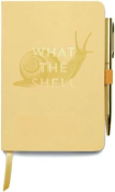 Notatnik z długopisem What The Shell. Wydawca: Designworks Ink. Dadada.pl Opakowanie Notatnik z długopisem What The Shell