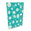Opakowanie Notes A5 kratka Soft Touch Stokrotki na turkusie