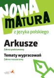 Okładka książki Nowa matura z j, pol. Arkusze ZP Tematy wypr. ZR