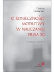 Okładka książki O konieczności modlitwy w nauczaniu Piusa XII