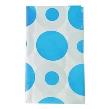Opakowanie Obrus folia w grochy turkusowy