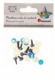 Opakowanie Oczy do maskotek plastikowe 10mm z mocowaniem 8szt