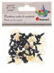 Opakowanie Oczy do maskotek plastikowe 9mm z mocowaniem 30szt