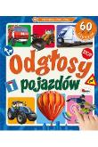 Odgłosy pojazdów 60 dźwięków. Autor: Korolkiewicz Elżbieta. Dadada.pl Okładka książki Odgłosy pojazdów 60 dźwięków