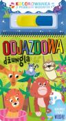 Okładka książki Odjazdowa dżungla. Kolorowanka z pisakiem wodnym