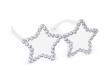 Opakowanie Okulary Gwiazdy z diamencikami srebrny 14,5x7cm