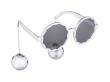 Opakowanie Okulary Kule disco srebrny 16x6,5cm