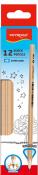 Opakowanie Ołówek trójkątny, drewno topoli 2,2 mm 12szt