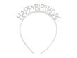 Opakowanie Opaska Happy Birthday 14x15,5 cm srebrna