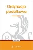 Okładka książki Ordynacja podatkowa wyd. 47