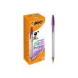 Opakowanie Paczka Długopis BIC Cristal Fun 1.6mm fioletowy 20szt.
