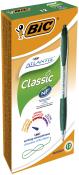 Opakowanie Paczka Długopis zielony BIC Atlantis Classic 12szt.