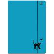 Opakowanie Paczka Teczka A4 z gumką Kot niebieski 5 sztuk