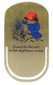 Opakowanie Paddington Zakładka metalowa Czytający miś Padding