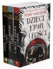 Pakiet Dziedzictwo Oriszy t. 1-3. Autor: Tomi Adeyemi. Dadada.pl Okładka książki Pakiet Dziedzictwo Oriszy t. 1-3