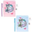 Opakowanie Pamiętnik pluszowy jednorożec długopis MIX