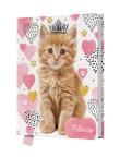 Opakowanie Pamiętnik z kłódką Princess Cat 80k. 14x18cm