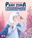 Pani zima i poszukiwanie zaginionego śniegu. Autor: Małgorzata Korbiel. Dadada.pl Okładka książki Pani zima i poszukiwanie zaginionego śniegu