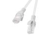 Okładka książki Patchcord UTP Lanberg PCU5-10CC-1500-S (RJ45 - RJ45 ; 15m; UTP; kat. 5e; kolor szary)