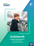Pewny start. Poziom F. Codziennik. Autor:   Praca zbiorowa. Dadada.pl Okładka książki Pewny start. Poziom F. Codziennik