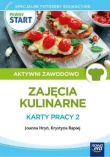 Pewny Start. Zajęcia kulinarne. Karty pracy 2. Autor: Joanna Hryń, Krystyna Rapiej. Dadada.pl Okładka książki Pewny Start. Zajęcia kulinarne. Karty pracy 2