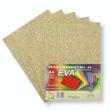 Opakowanie Pianka brokatowa A4 Eva jasne złoto biodegrad. 5sz