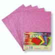 Opakowanie Pianka brokatowa A4 Eva jasny róż biodegrad. 5szt