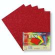 Opakowanie Pianka brokatowa A4 Eva malinowa biodegrad. 5szt