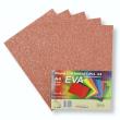 Opakowanie Pianka brokatowa A4 Eva miedziana biodegrad. 5szt