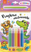 Okładka książki Piaskowe malowanki. W dżungli