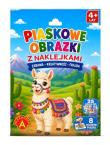 Opakowanie Piaskowe malowanki z naklejkami - Lama ALEX