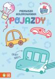 Okładka książki Pierwsza kolorowanka.Gruby obrys. Pojazdy - uszkodzone