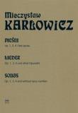 Okładka książki Pieśni op. 1, 3, 4 i bez opusu na głos i fortepian