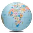 Opakowanie Piłka balonowa globus państwa świata eng