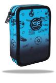 Opakowanie Piórnik podwójny z wyposażeniem Coolpack Jumper 2 Game Over Gradient Blue