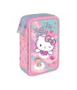 Opakowanie Piórnik potrójny z wyposażeniem Hello Kitty Jumper 3 Pink 1
