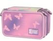 Opakowanie Piórnik potrójny z wyposażeniem PC5 Pink Butterfl