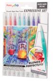 Pisaki pędzelkowe Brush SESW30-ST8LSPL 8 kolorów. Wydawca: PENTEL. Dadada.pl Opakowanie Pisaki pędzelkowe Brush SESW30-ST8LSPL 8 kolorów
