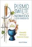 Pismo Święte NT kieszonkowe Pamiątka I Komunii Św.. Autor:   Praca zbiorowa. Dadada.pl Okładka książki Pismo Święte NT kieszonkowe Pamiątka I Komunii Św.