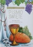 Okładka książki Pismo Świete - NT małe ((komunia, winogrono)