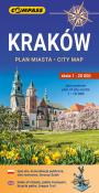 Plan miasta - Kraków 1:20 000. Autor: Compass. Dadada.pl Okładka książki Plan miasta - Kraków 1:20 000