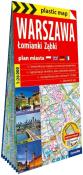 Okładka książki Plastic map Warszawa, Łomianki, Ząbki mapa lam